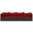 Patio Sectional Set with Cushions-157070115-182424918-182424923