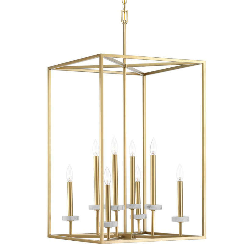 Lustre rectangulaire à 8 lumières Perth