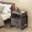 Table de chevet 2 tiroirs Armeria Mid-Century