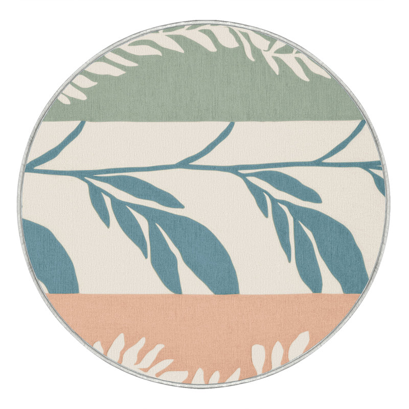 Tapis Earthy Embrace, Rond 8 pi