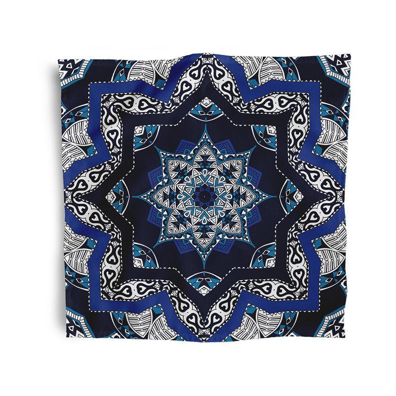 Arlinde Shawl Napkins, Navy