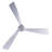 Peregrine 56" Indoor/Outdoor Ceiling Fan with Light and Remote, Modern LED Outdoor Ceiling Fan, Damp Rated, Energy Efficient DC Motor-1219405977