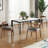 Weave Dining Chairs Set of 2, Mid-Century Modern Kitchen Chair with Solid Oak Frame & Handwoven Seat for Living Dining Room-1399176503