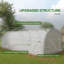 Serre de tunnel 19,5 'x 10' x 6,5 "Outsunny
