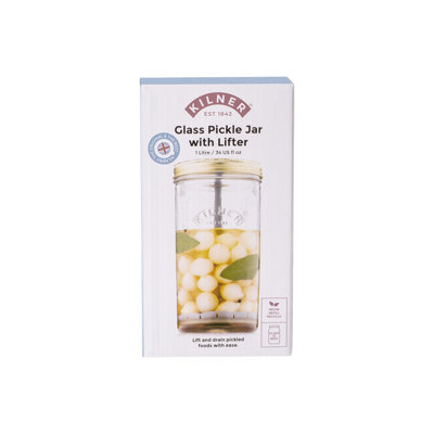 Pickle Jar with Lifter 1L