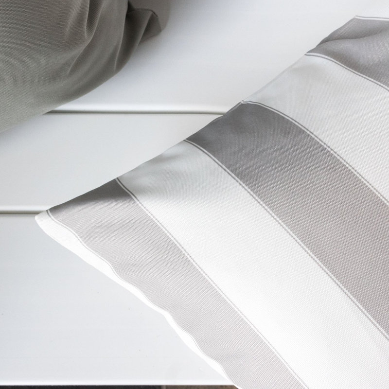 Coussin Horizon, Argent argent