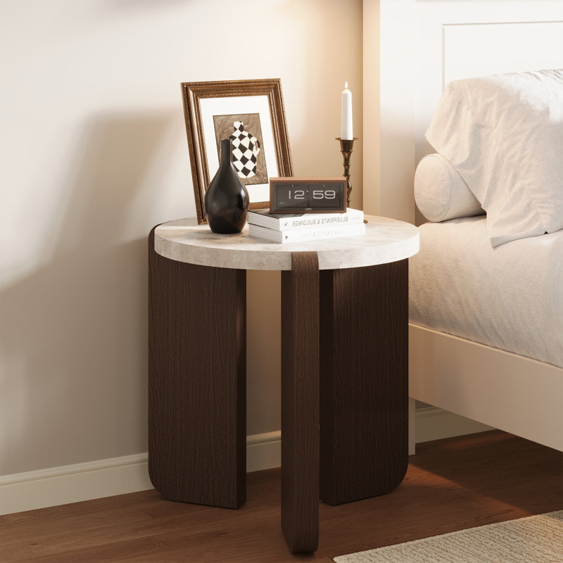 18 "Modern Round Side Table