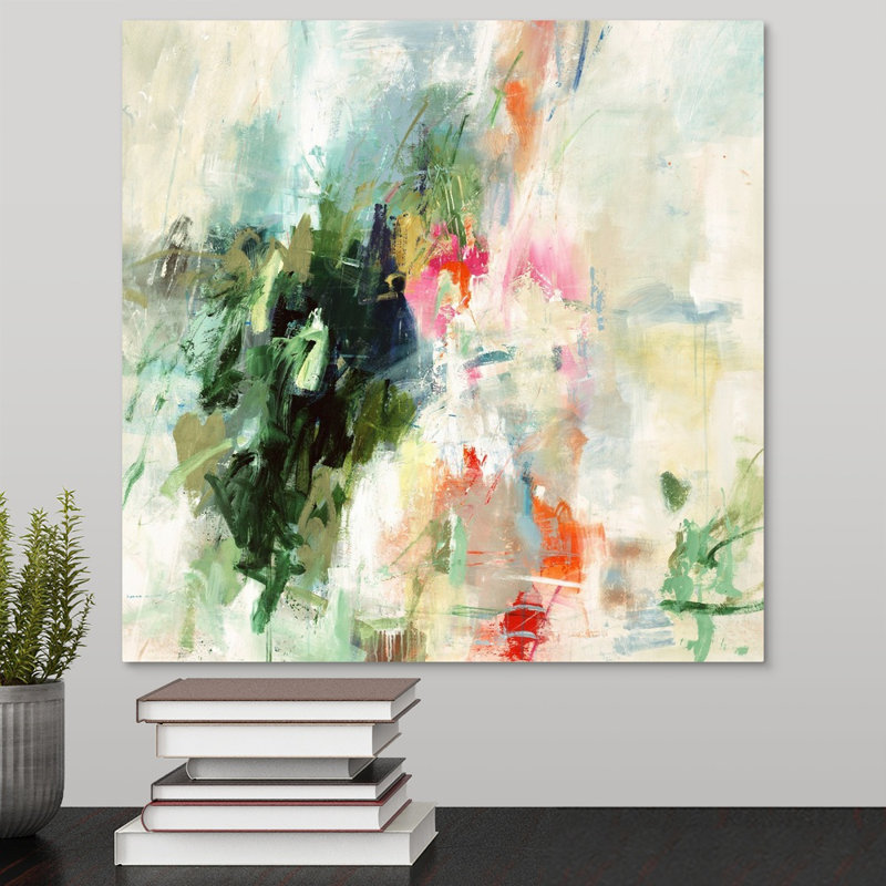 « jealous hearts », peinture sur toile, Toile tendue, H 16 po x l 16 po x P 1,25 po
