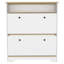 Range-chaussures Dublin, une tablette ouverte, deux armoires extensibles