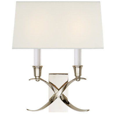 Chapman & Myers Cross Bouillotte Small Sconce