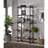 Rustic Oak & Black Finish Bookshelf