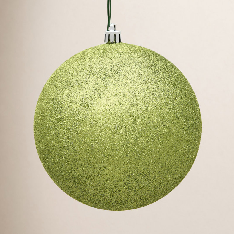 Décoration de boule décorative des Fêtes, H 4,75 po x l 4,75 po x P 4,75 po, Émeraude