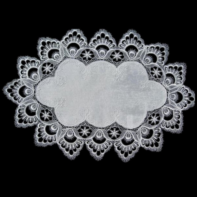 Napperon Lacy, Blanc