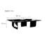 Table basse moderne flottante rectangulaire en marbre-103180876