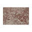 Riviera Abstract Area Rug in Rust/Ivory