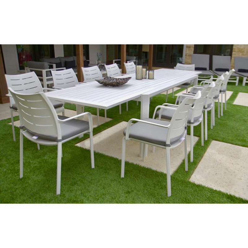 Ensemble repas avec coussins 13 pièces sunbrella Bemelle