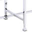 Chêne blanc et table avec tablette, combinant style et commodité dans votre espace de vie pour compléter la décoration intérieure