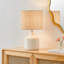 Lampe de table en céramique blanche-659439251