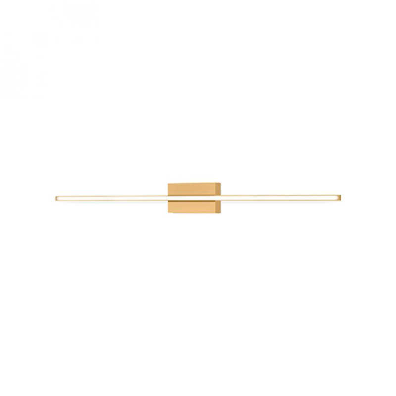 Vega Minor LED Wallchiere, Gold, 3" H x 48" W x 2.125" D