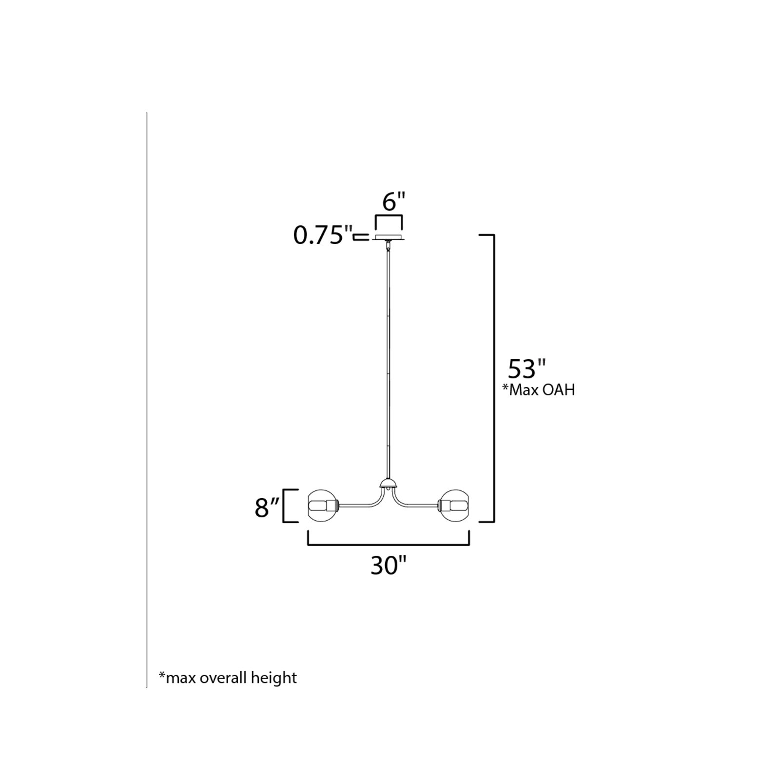 Mirianne 5 - Light Steel Dimmable Chandelier, Natural Aged Brass