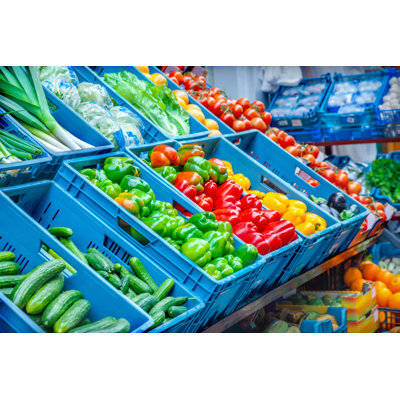 Légumes et fruits - Photographie sur toile tendue
