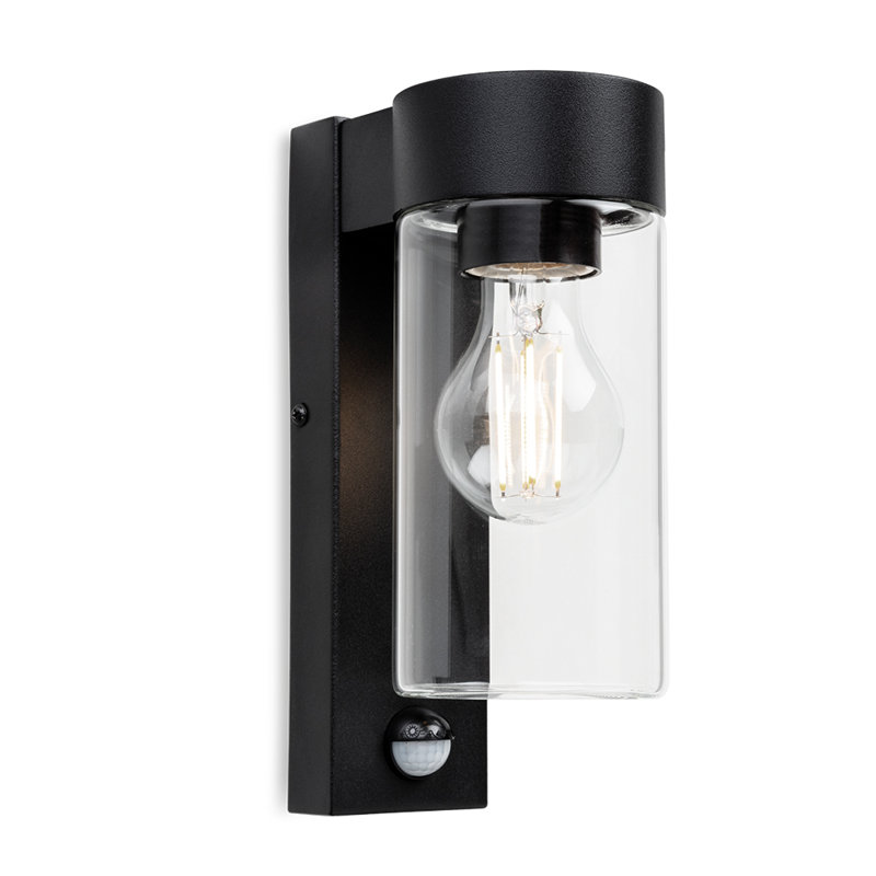 Black 190cm H Outdoor Sconce
