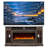 Aira 70" W Wood Fireplace TV Stand with Timer-404452560