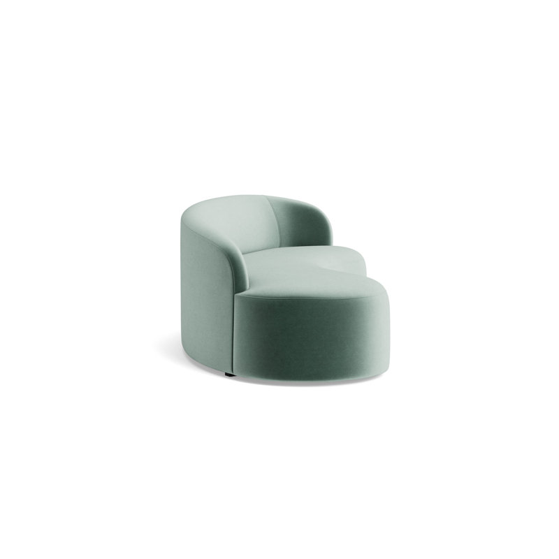 Sofia Right Arm Sofa, Performance Velvet - Jade