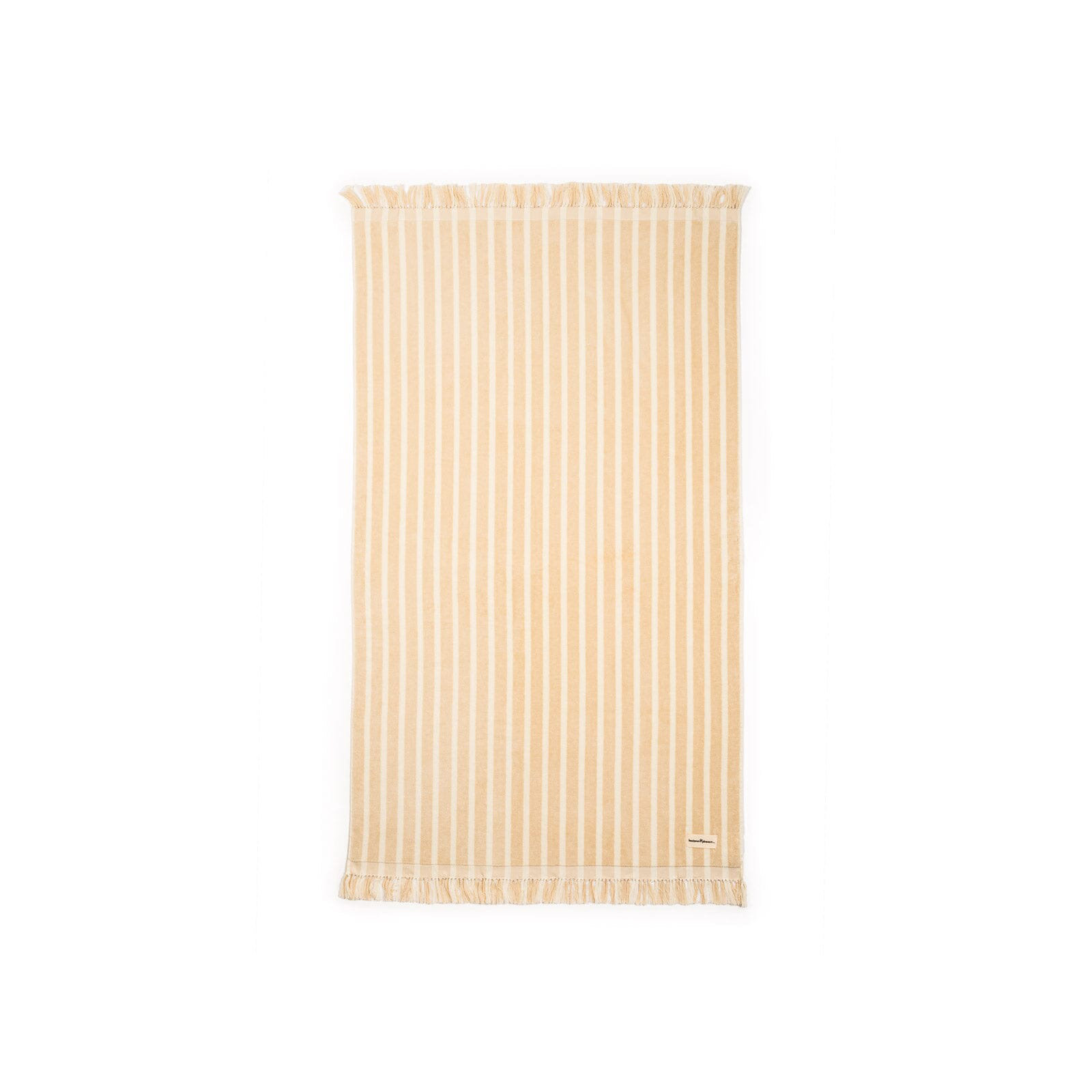 BEACH TOWEL - MONACO MIMOSA STRIPE, Monaco Natural