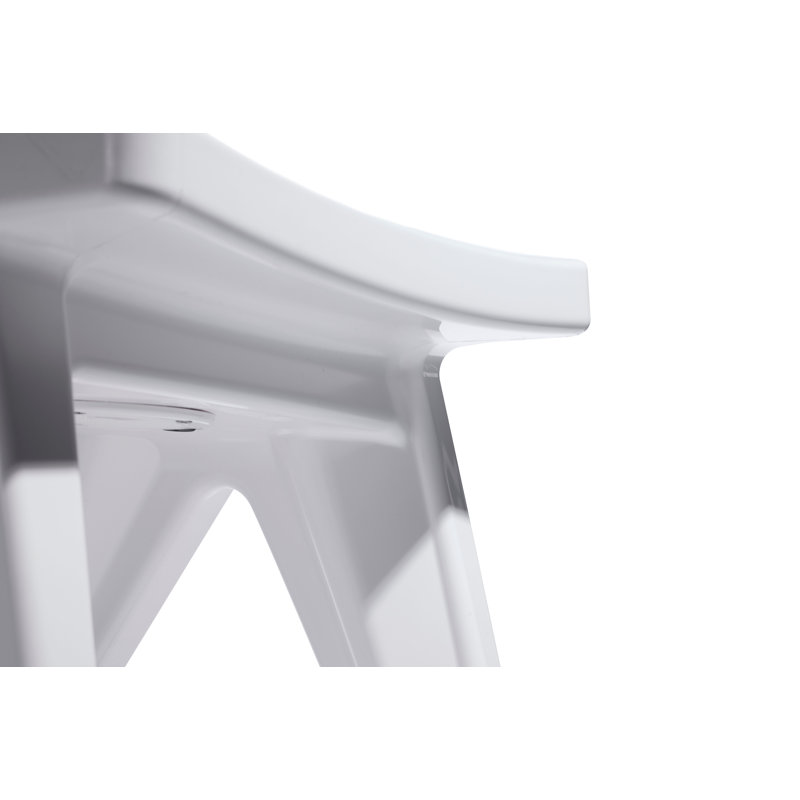 Fresco Outdoor Dining Side Chair, Highcloud White