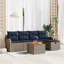 Ensemble de canapé de jardin avec coussin 6 pièces vidaXL-1895072539