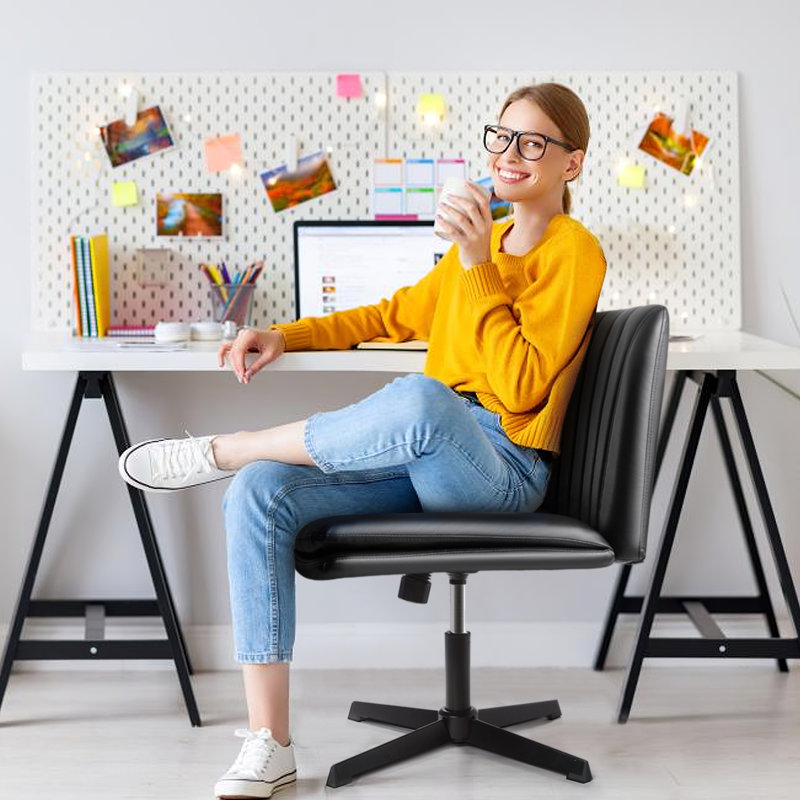 Fauteuil de bureau Kiawna Criss, gris