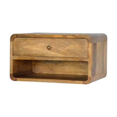 Stoughton 1 Drawer Solid Wood Bedside Table