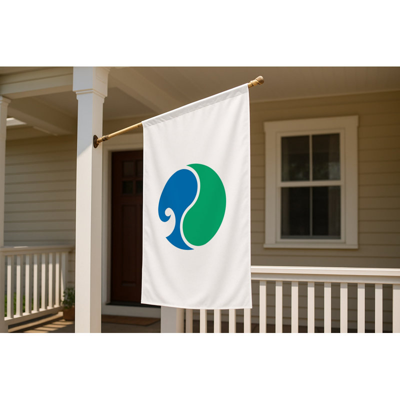 Drapeau de la ville de Hamamatsu - drapeau extérieur, 24" H x 36" W
