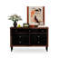 Armoire d'appoint en bois massif brun noisette-133209257