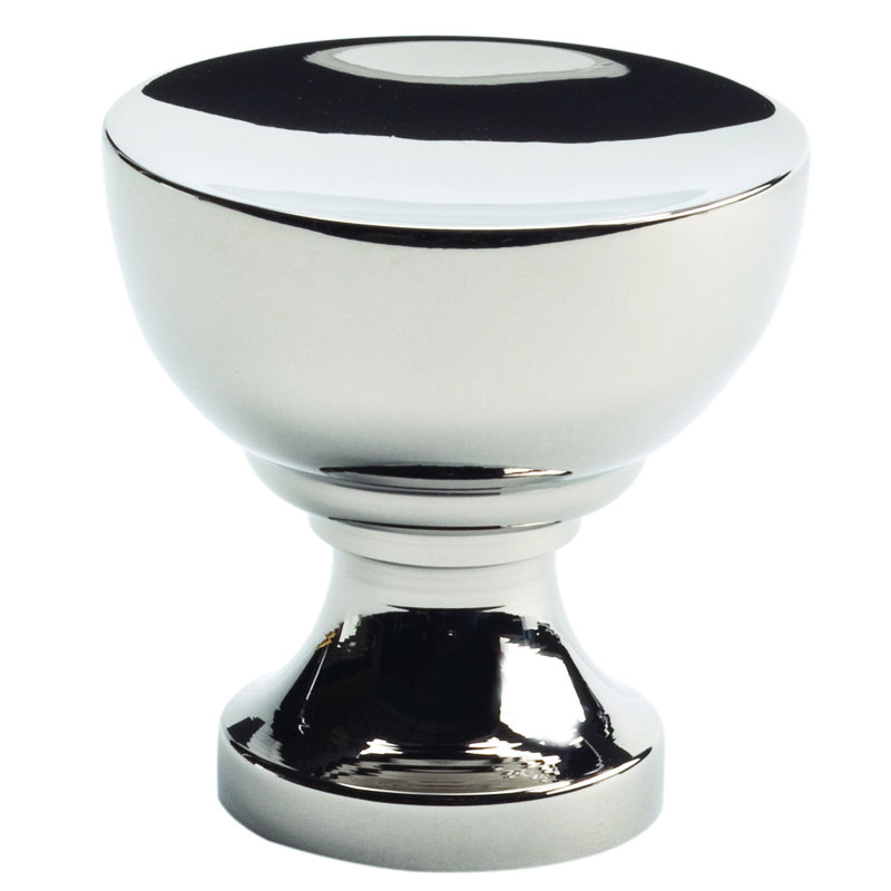 Shelley 1 1/4" Diameter Round Knob, Polished Nickel