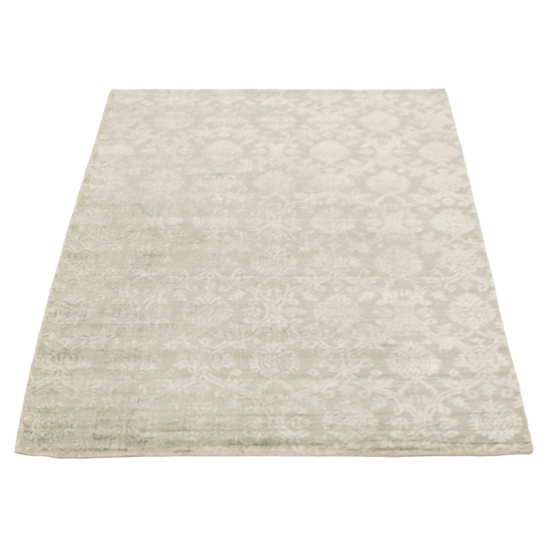 Tapis gris noué à la main Cudahy