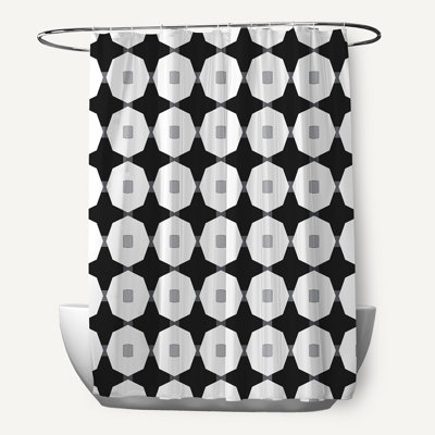 Ayasha Geometric Shower Curtain