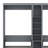 Dual Wall Murphy Beds With Cabinets And Shelves-1098848380
