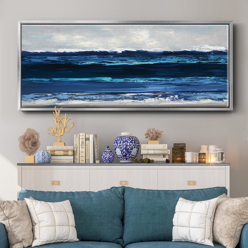 Summer Surf- Framed Canvas