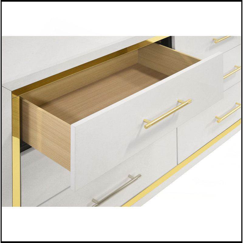 Commode de chambre à 6 tiroirs Chesney