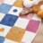 Colorful Diamond for Kids Washable Non-slip Rug Berries on Cream-477690668-470197557