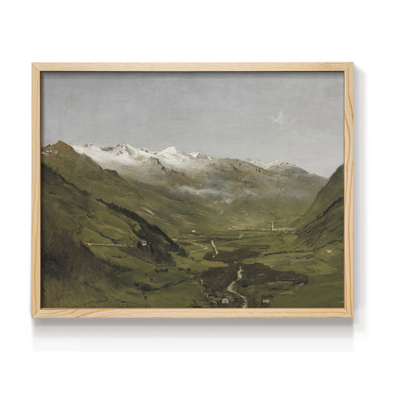 Paysages rétro - DCLX - reproduction encadrée, H 8 po x l 10 po, Naturel