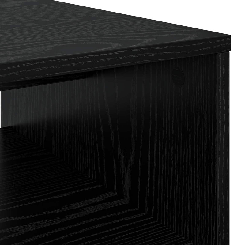 Coffee Table with Storage, 40cm. H x 80cm. L x 50cm. W, Black Oak