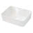 19"X15" White Ceramic Rectangular Vessel Bathroom Sink