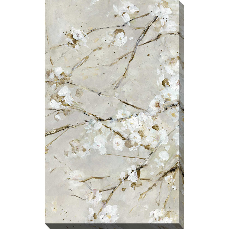 «Blossom Confetti» par Sally Swatland - Peinture, H 72 po x l 42 po
