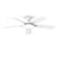 Ventilateur de plafond 52 pouces avec lumières et télécommande (ensemble de 2)-65749824