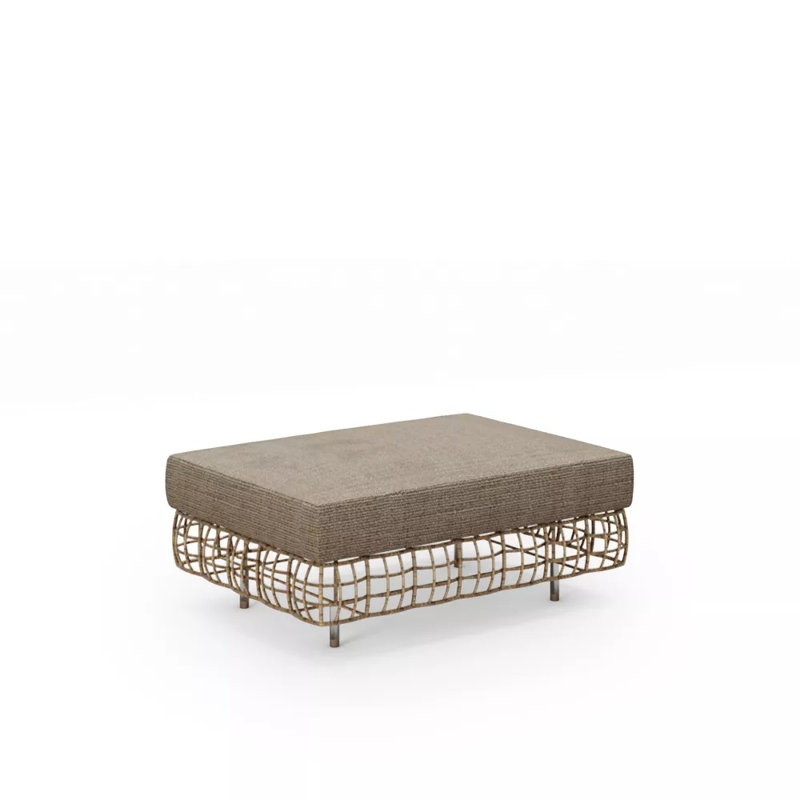 Yin & Yang Ottoman, Natural, Optim Barley
