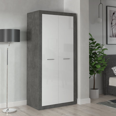 Jamiyah 2 Door Manufactured Wood Wardrobe