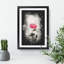Climbing Pink Rose - Picture Frame Painting Print-56742462-56742459